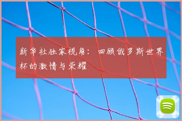 新华社独家视角:回顾俄罗斯世界杯的激情与荣耀