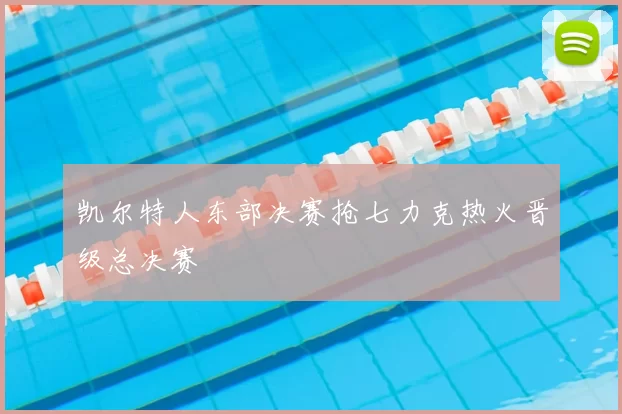 凯尔特人东部决赛抢七力克热火晋级总决赛