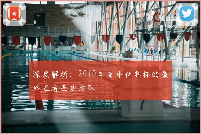 深度解析:2010年南非世界杯的最终王者西班牙队